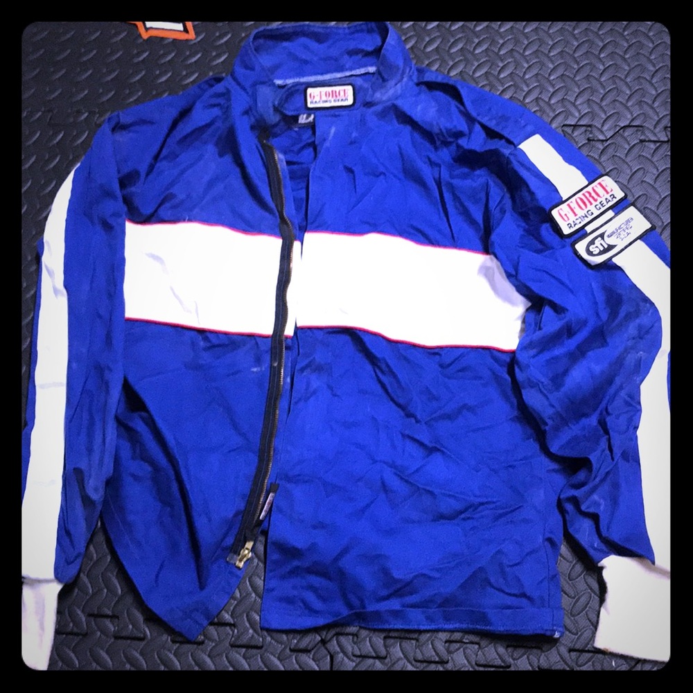 Fire retardant drag racing jacket G-Force